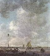 Jan van Goyen Marine Landscape with Fishermen oil on canvas